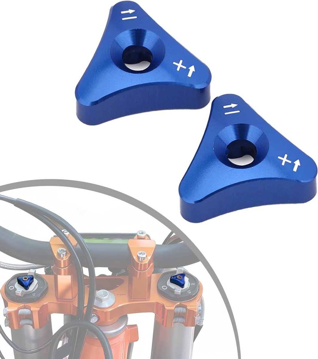 Pomello Forcella Moto Regolatore Pulsante voor Voorwiel voor Husaberg en SX SX-F EXC XC-W 125-530cc - Blauw, Voor Motoren, Accessoires en Onderdelen