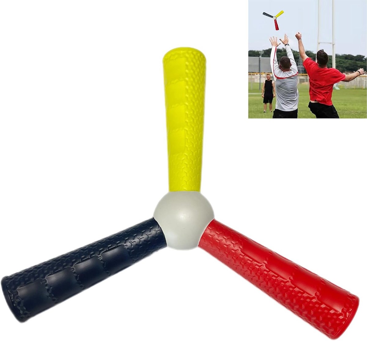 Reactieve Catch Trainer voor Verbetering van Hand-Oog Coördinatie en Flexibiliteit - Driekleurige Gooi Stok voor Training en Concentratie, 26 x 26 x 4 cm