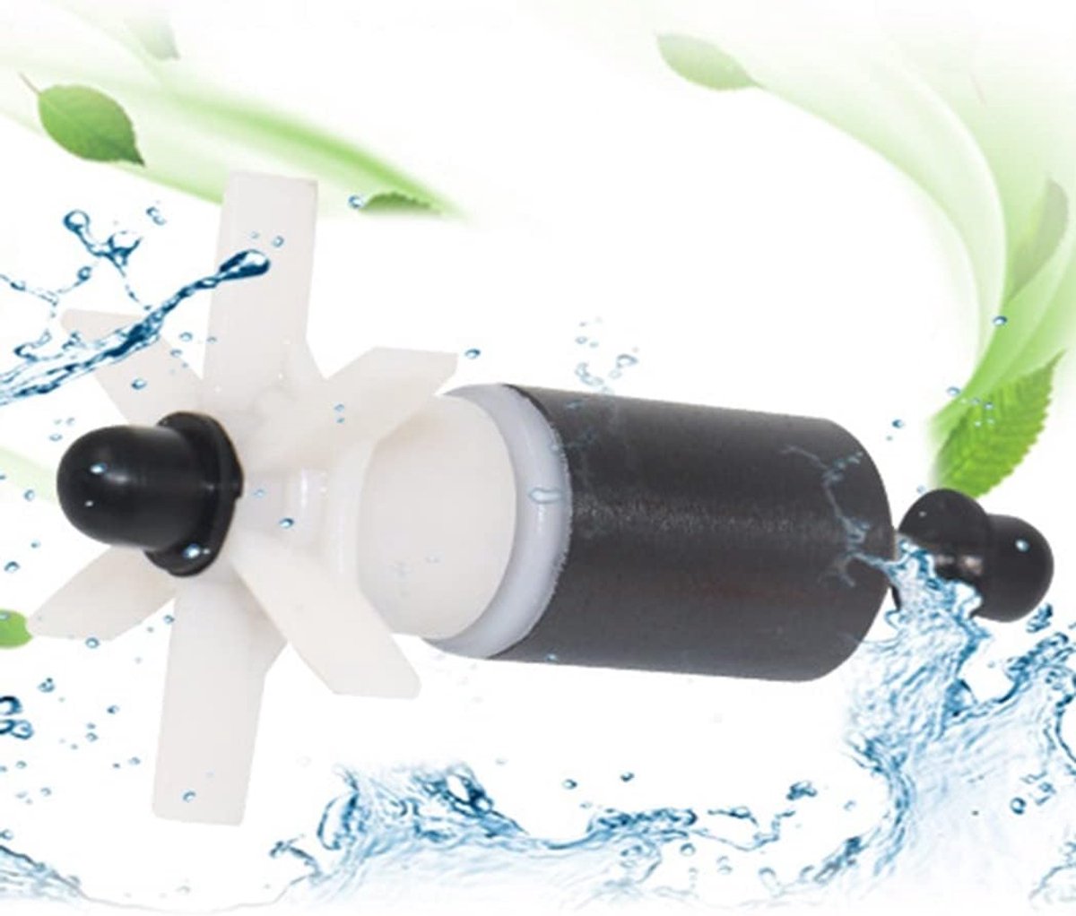 SnelShoppen - Lay Z Spa Waterpomp Reparatieset - Nieuwe Waaier/Rotor met RVS As en Eindkappen - Inclusief Gratis Seal Kit - 2 Maten Optioneel - Perfec