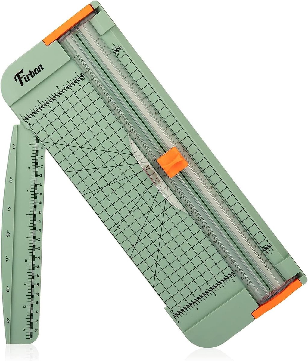 SnelShoppen - A4 Guillotine Cutter 30.5 cm, Titanium Ruler, Vervangbare Mes, Veiligheidssysteem, Voor Papier, Foto's, Labels, Creatief Knutselen