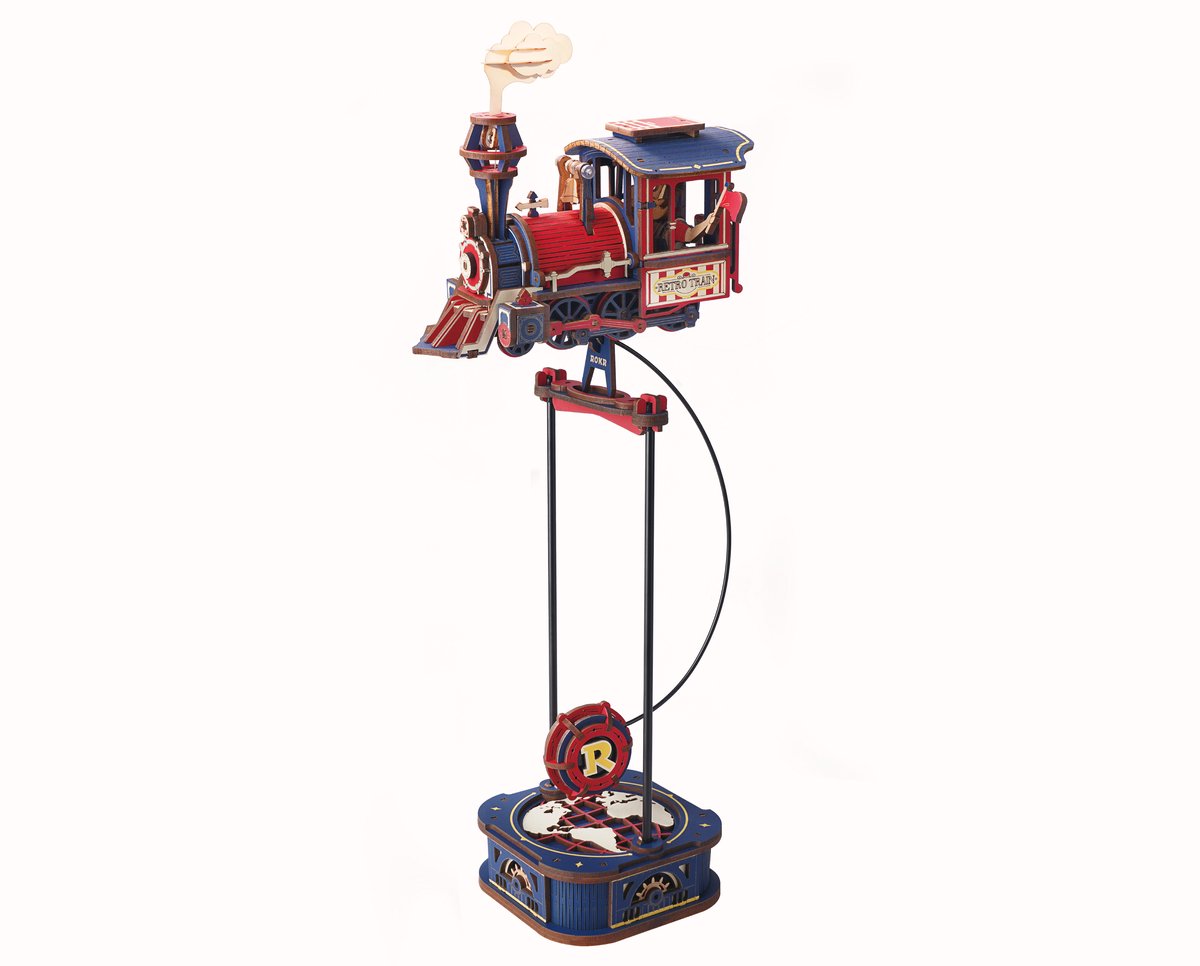 Robotime Power Express - ROKR Gravity Swing - MCD07 - Bouwpakket - Knutselen - Cadeautip - Trein
