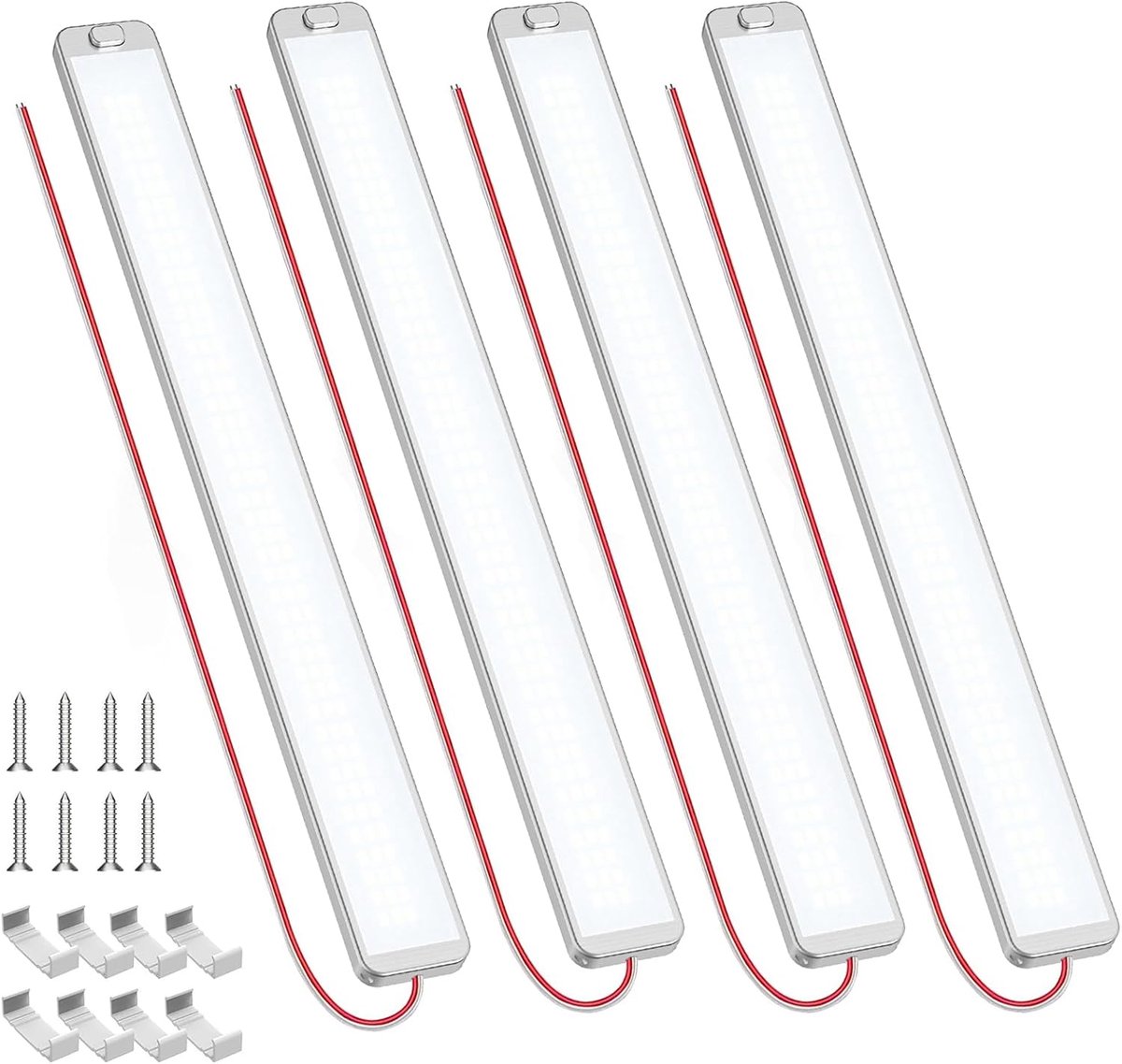 SnelShoppen - 4 Stuks Super Helder Energiebesparende LED Lampen - E27 Fitting - Warm Wit Licht voor Woonkamer, Keuken, Tuin, Feesten en Meer