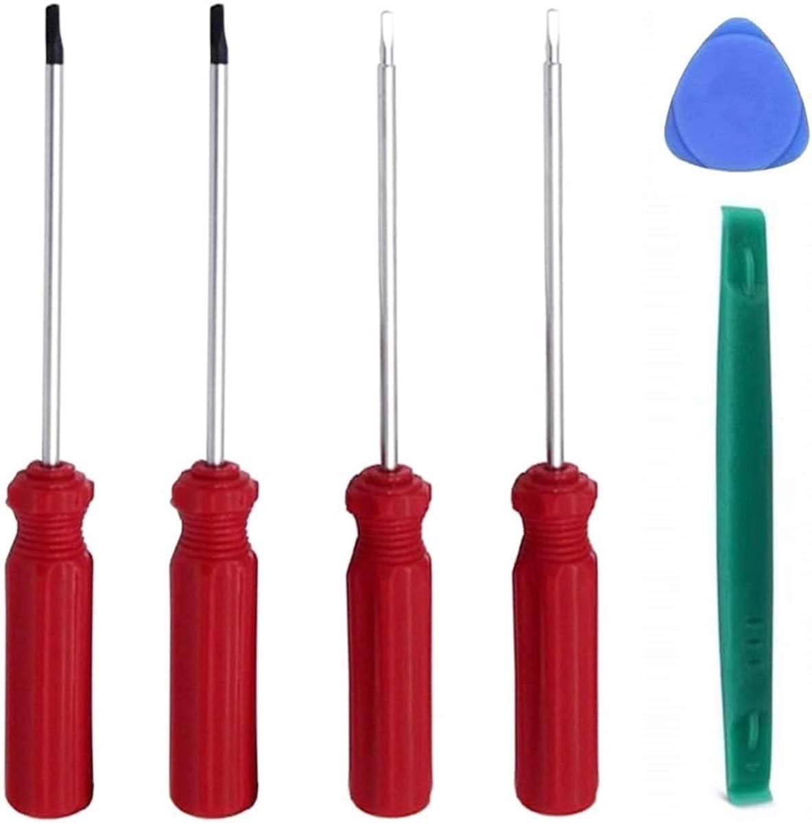 SnelShoppen - 4-delige Triangle Schroevendraaierset 1.4mm 1.8mm 2mm 2.3mm voor Elektronische Speelgoed, Huishoudelijke Apparaten, Reparaties met Magne