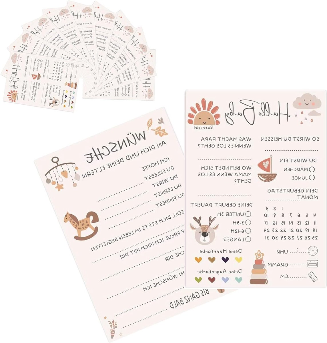 Decoratieve kaartspellen voor feestjes, 10 tips voor een gender reveal party en vulkaarten