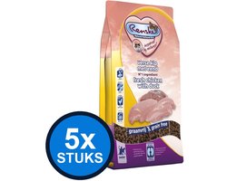 5x Renske - Super Premium droog kat senior kip&eend 1,5kg - Kattenvoer - 1.5 kg