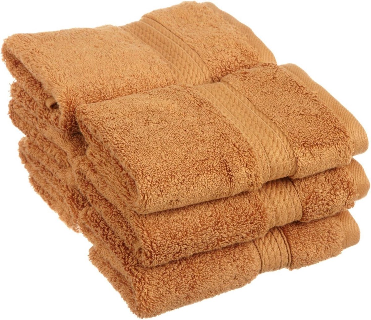 SnelShoppen - Set van 6 Luxe Egyptian Cotton Handdoeken/Washcloths, Ultra Zacht en Absorbent, Dikke Plush Badkamer Handdoeken, Ideaal voor Gast Bad, H