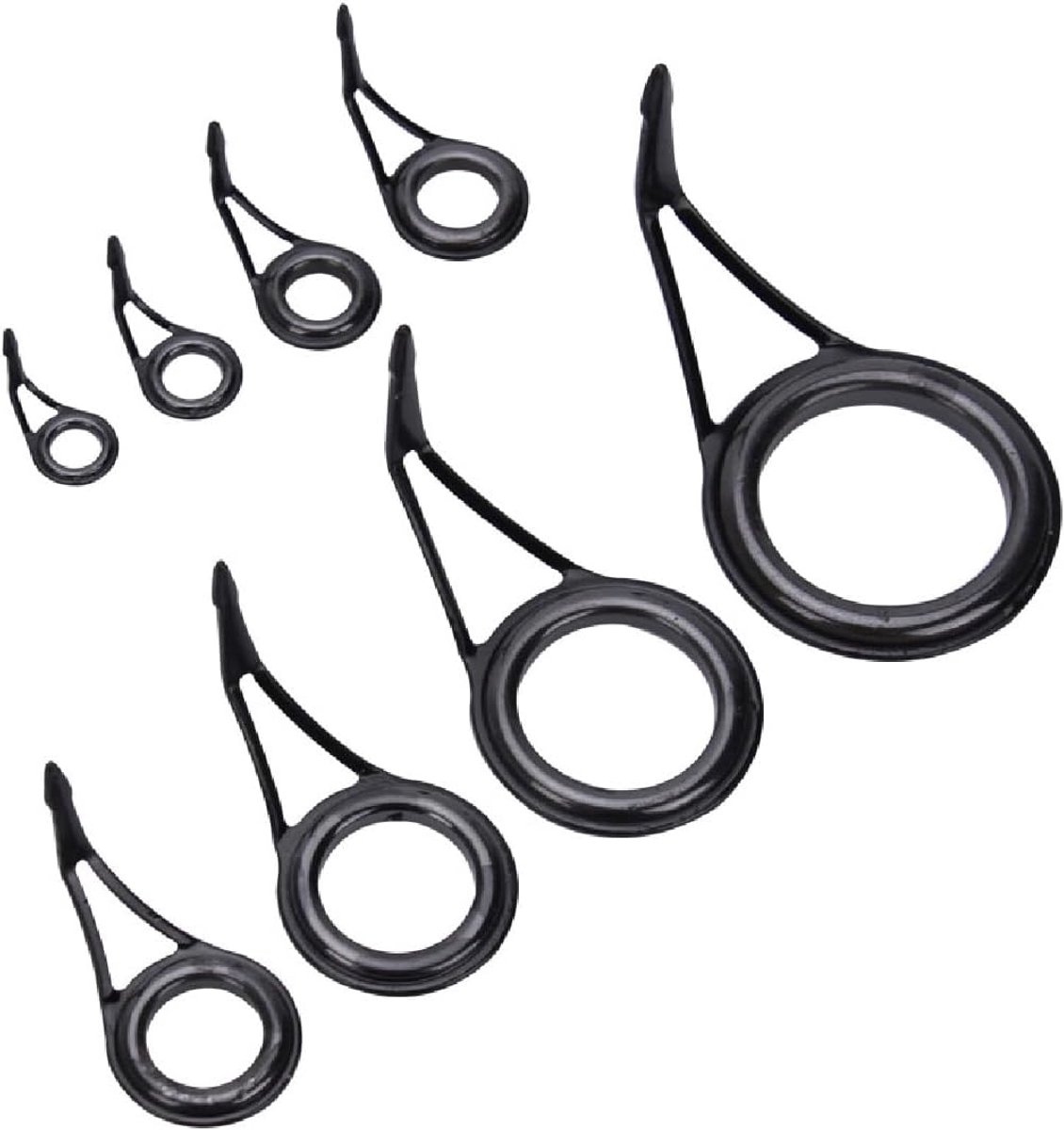 SnelShoppen - Fishing Rod Repair Kit - Complete Gids voor Hengel, Ceramische Guides, Makkelijk te Gebruiken, Voor Zout en Zoet Water, Ideaal voor Visl