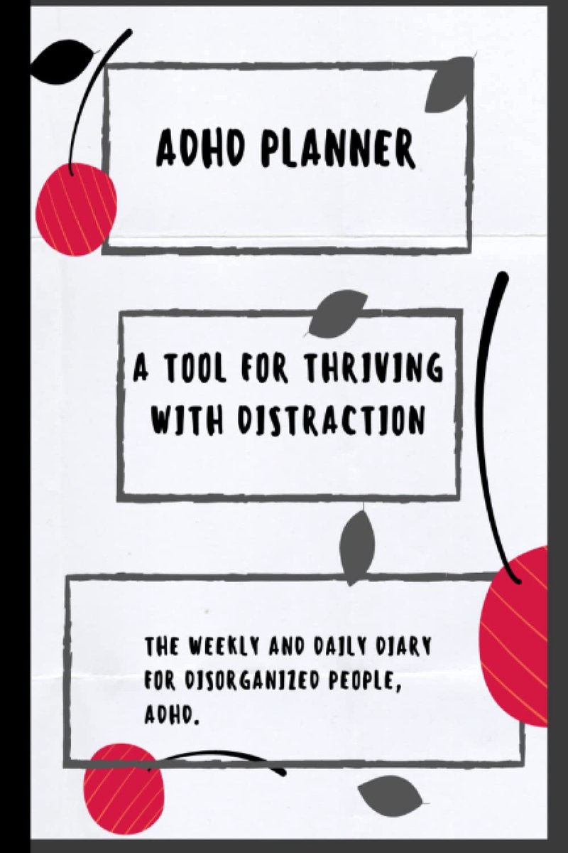 SnelShoppen - ADHD Planner: Wekelijkse en Dagelijkse Agenda voor Gedisorganiseerde Mensen, Perfect voor ADHD, Duidelijke Indeling, A4 Formaat, Ideaal