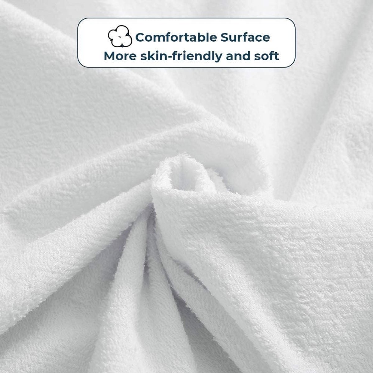 SnelShoppen - Waterdichte Kussenbeschermers 60x60cm - Set van 2 - 100% Katoen - Ademend en Anti-Huisstofmijt - Witte Kussenhoezen voor Comfortabel Sla