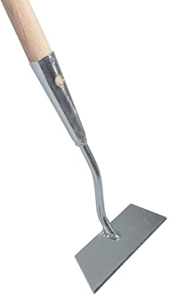 Dailygoods- Schoffel 12 cm breed werkblad - Schoffel zonder steel - Onkruidverwijderaar - Verzinkt staal - Geschikt voor lichte grondsoorten - Lange levensduur - Onkruidbestrijdingsgereedschap