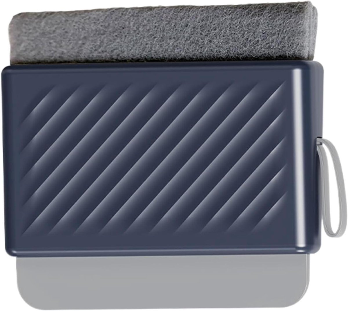 Raamwisser - Schoonmaakwisser - Ramen Schoonmaken - Tweewegs Reiniging - 14 x 12.4 cm - Blauw