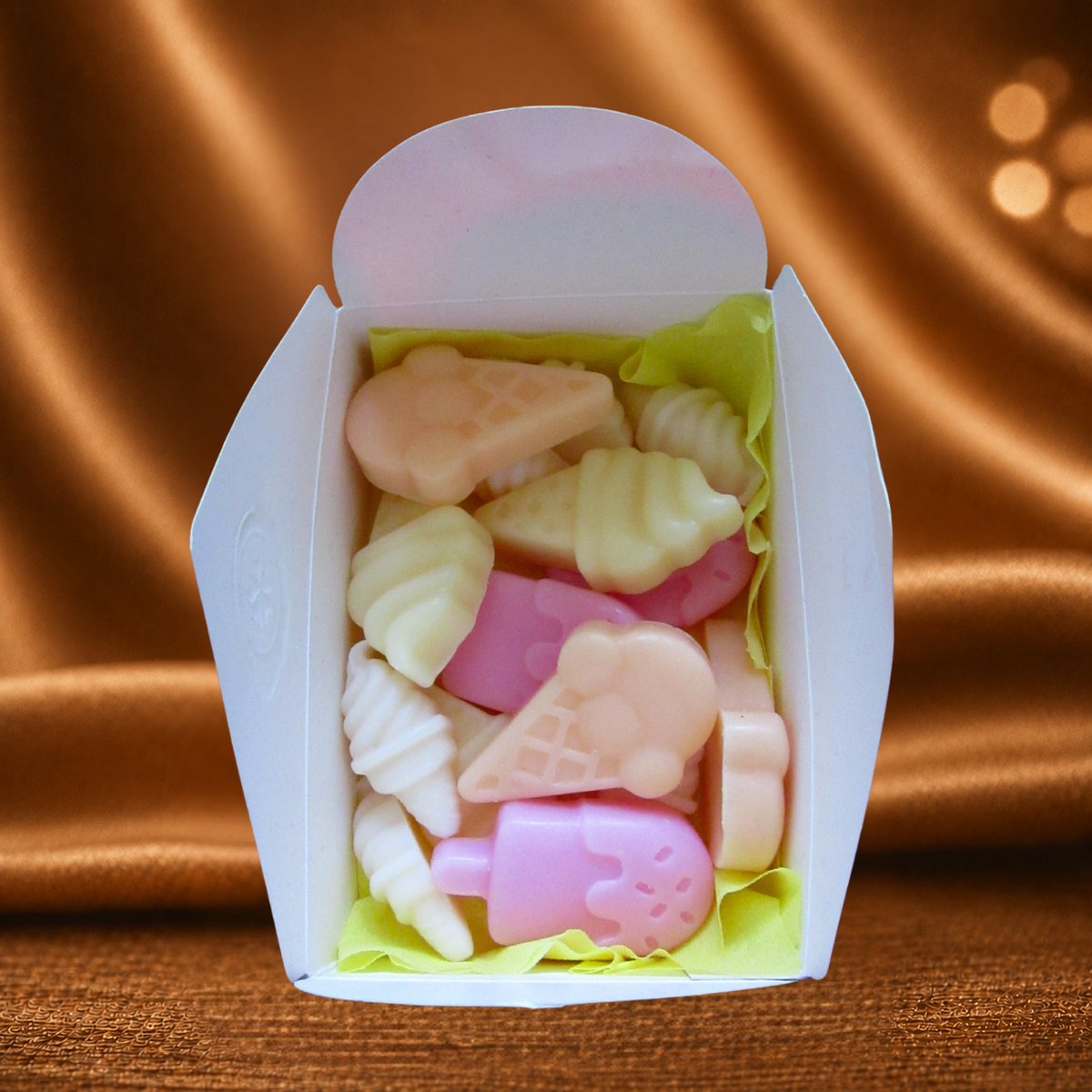 Het Geurhuisje Waxmelts Waterijsjes - Aardbei & Meloen – Zoete & Fruitige Zomergeur – 100% Sojawax - Voor (elektrische) geurbrander - Dierproefvrij - Limited Edition Diverse kleuren