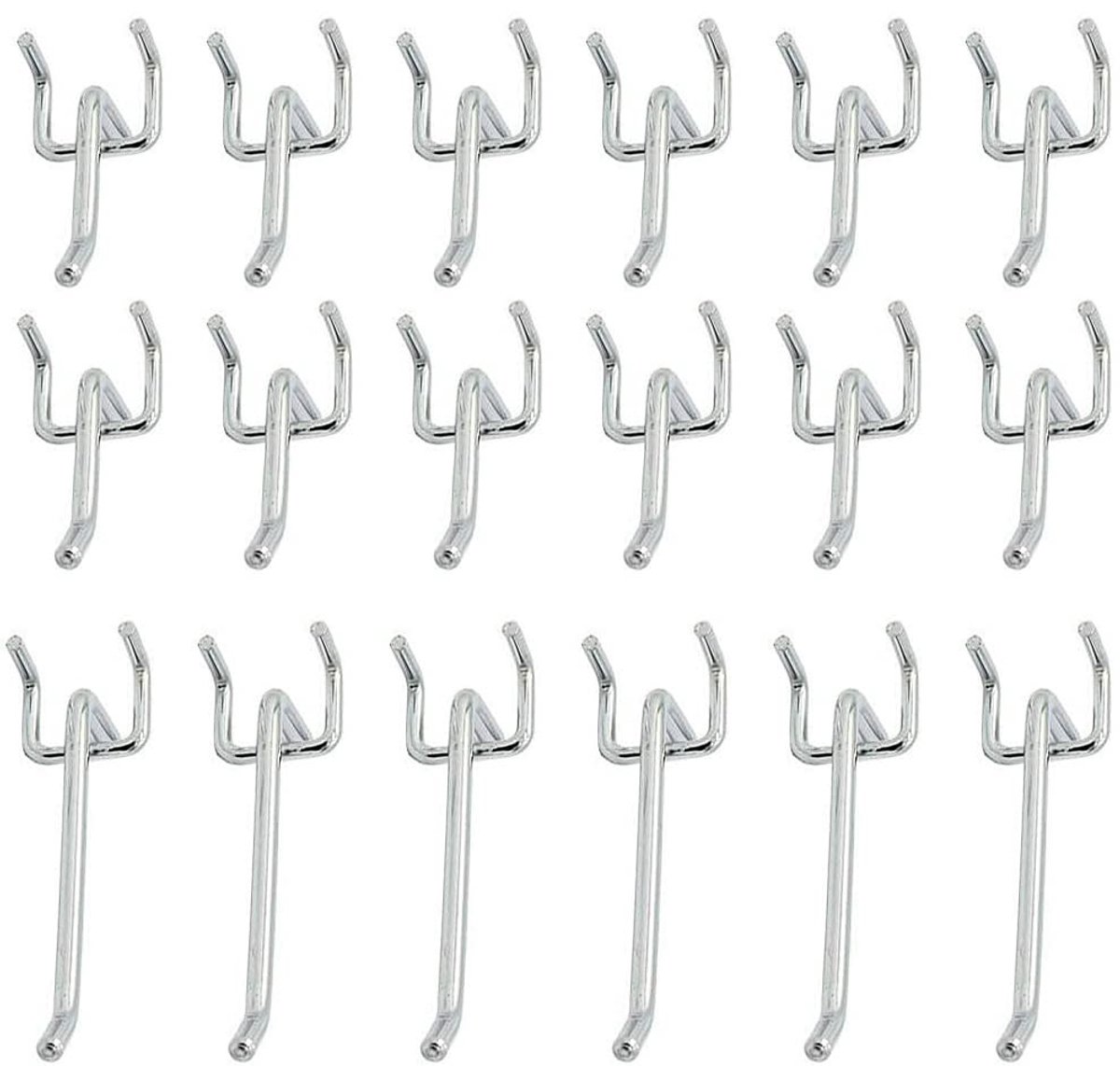 Dailygoods - Geperforeerde Wandhaken Set - 60 Stuks voor Gereedschapswand