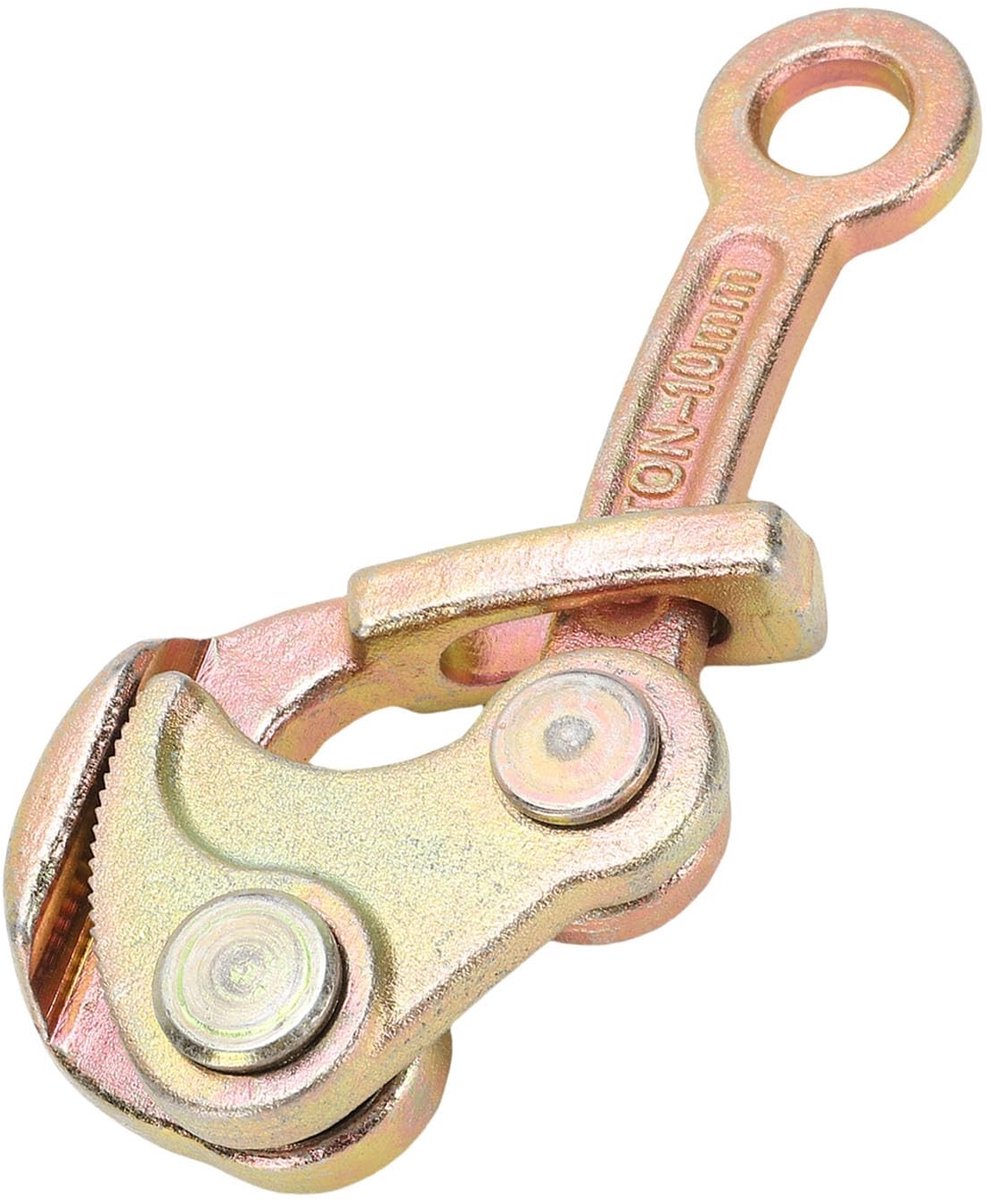 Dailygoods- Kabeltrekkergreep 0,5 Ton - Staaldraadtrekker - Anti-knijpveiligheidskaak - Koolstofstaal - Geschikt voor 1-10 mm kabel - Duurzaam en schokbestendig - Draadgrijper