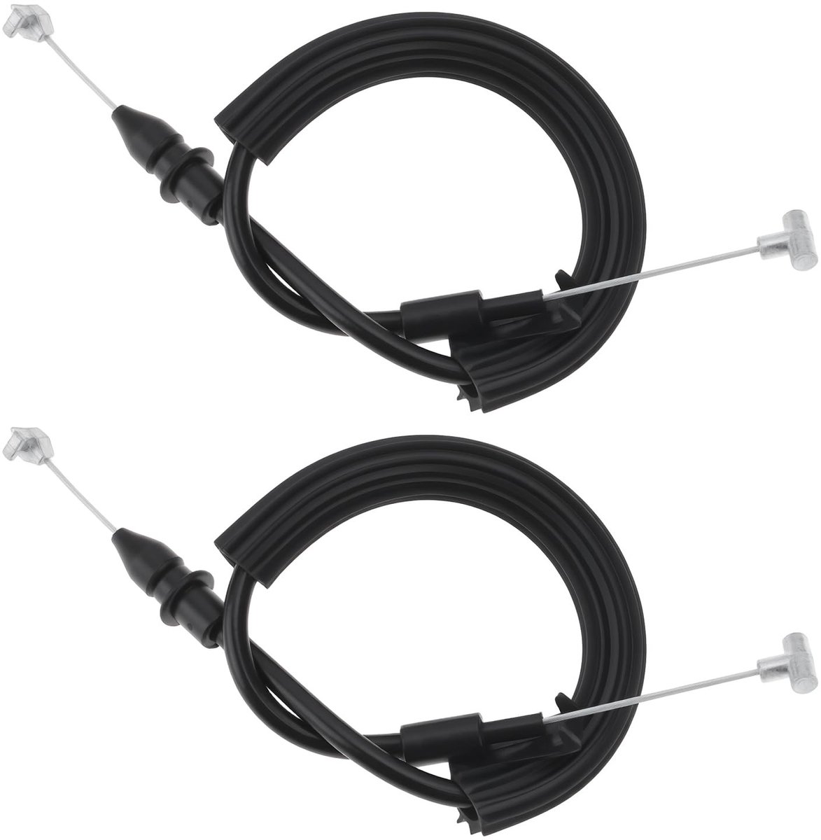 Dailygoods- Ontgrendelingskabel 2 Stuks - Compatibel met Skoda Fabia 545/542 - Duurzaam - Voor Dubbele Deuren - Vervangonderdeel 5J6837085L - Deurslotkabel