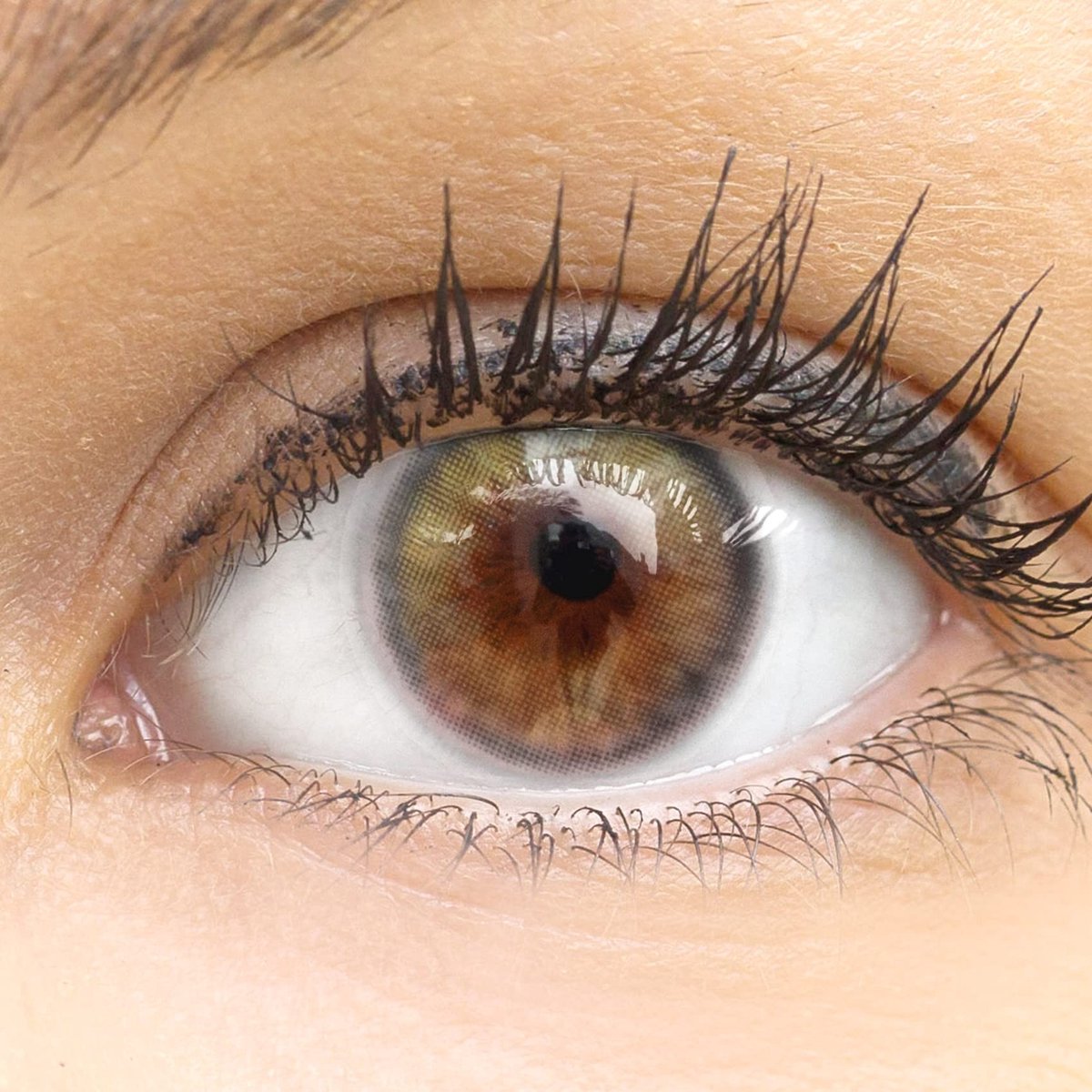 Solidchoice- Gekleurde Contactlenzen Volledig Dekkend - Bianco Groene Lenzenset - Silicone Hydrogel - 0.00 Dioptrieën - 3 Maanden Gebruik - Natuurlijke Dekking - Kleurcontactlenzen