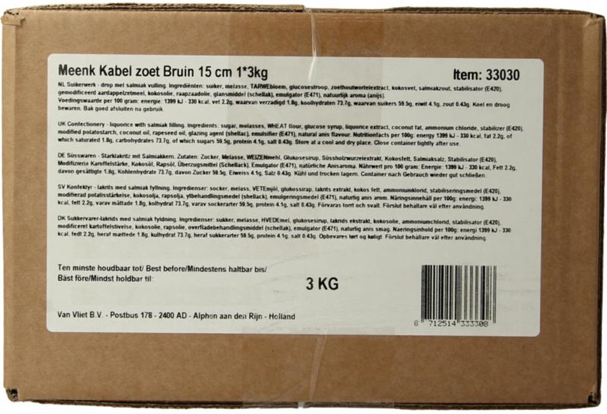 Meenk Kabel Zoet (3000 gr)