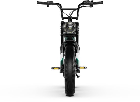 A-Spadz CAVET Air Elektrische Fatbike - Inclusief Voetsteuntjes - 20 Inch - 250W Motor - 7 Versnellingen - 100 km Actieradius - Hydraulische Schijfremmen - Groen van A-Spadz — afbeelding 2