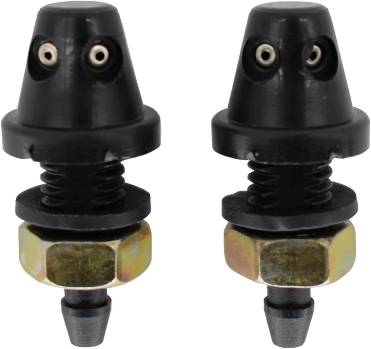 Ruitensproeiers Set - Watersproeiers Jets - Auto Reinigen - Stabiele Prestaties - 2 Stuks - Zwart