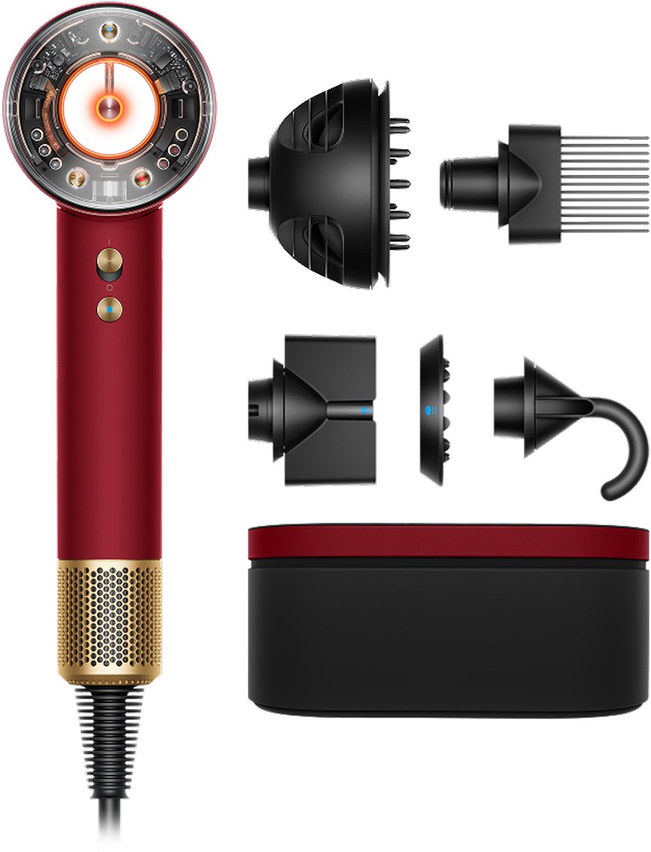 Dyson Supersonic Nural Curly+Coily Föhn - Rood/Goud - Dyson - €499,00