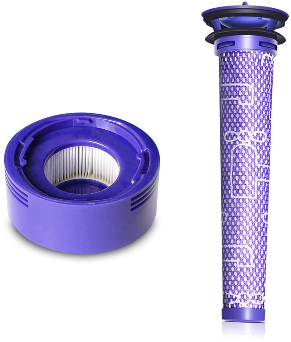 Vervangingsset voor stofzuigerfilters, geschikt voor Dyson V7 en V8 Animal en Absolute draadloze stofzuigers, reserveonderdeel
