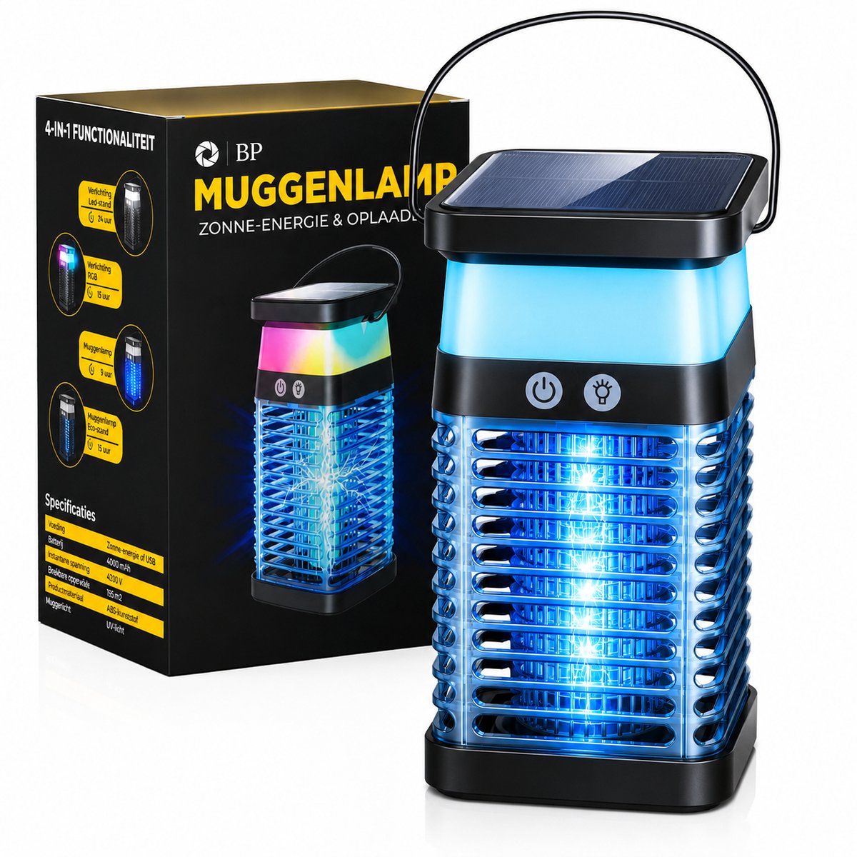 Elektrische vliegenlampen - met UV-lampen en spanningsrooster