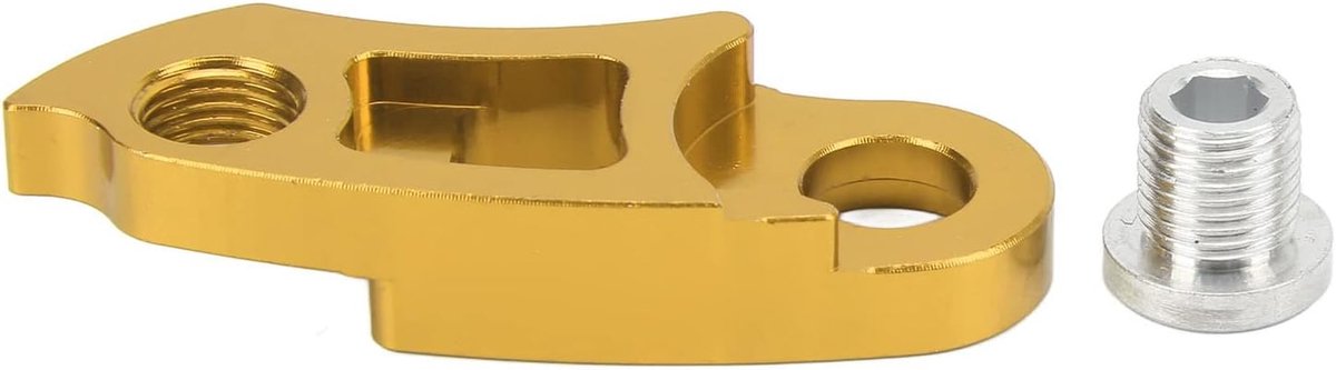 Fiets Achterderailleurhanger - Verlenging Staarthaak - Soepeler Schakelen - Verbeterd Klimvermogen - 41 Mm - Goud