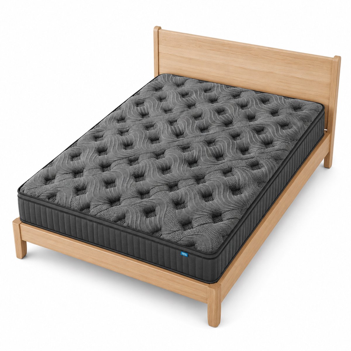 Innovastore Pocketveringmatras - Ergonomisch matras - Koudschuimmatras - Veerkernmatras - 7 zones - 160x200x25cm - Antraciet