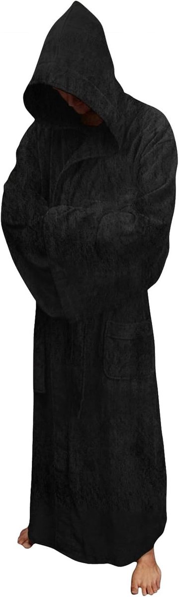 Dailygoods- Badjas Unisex Fleece - Cosplay Badjas - Halloween/Carnaval - Capuchon - Geschikt voor Volwassenen - Huidvriendelijk Materiaal - Cosplay Kostuum