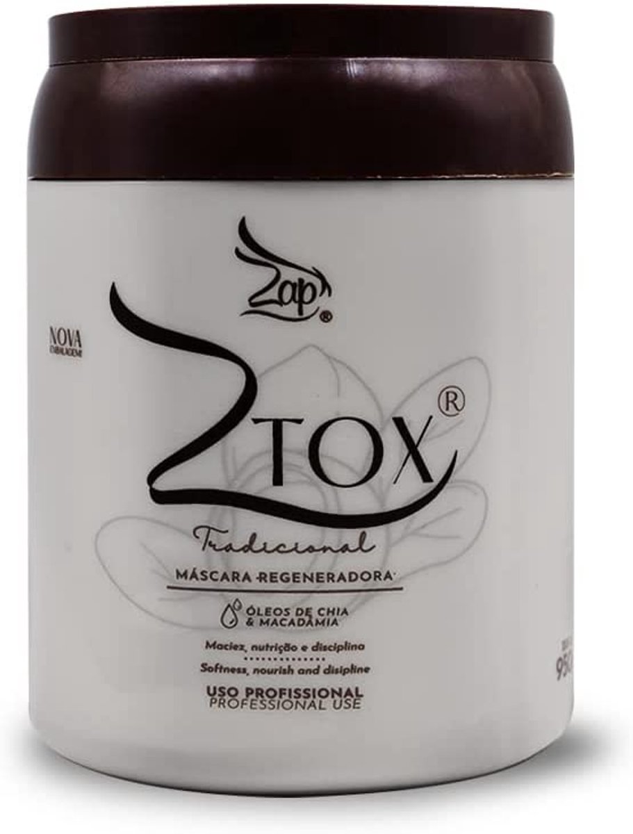 Zap ZTOX Mascara Professional capilar Macadamia Oil and Chia traditional 950g
