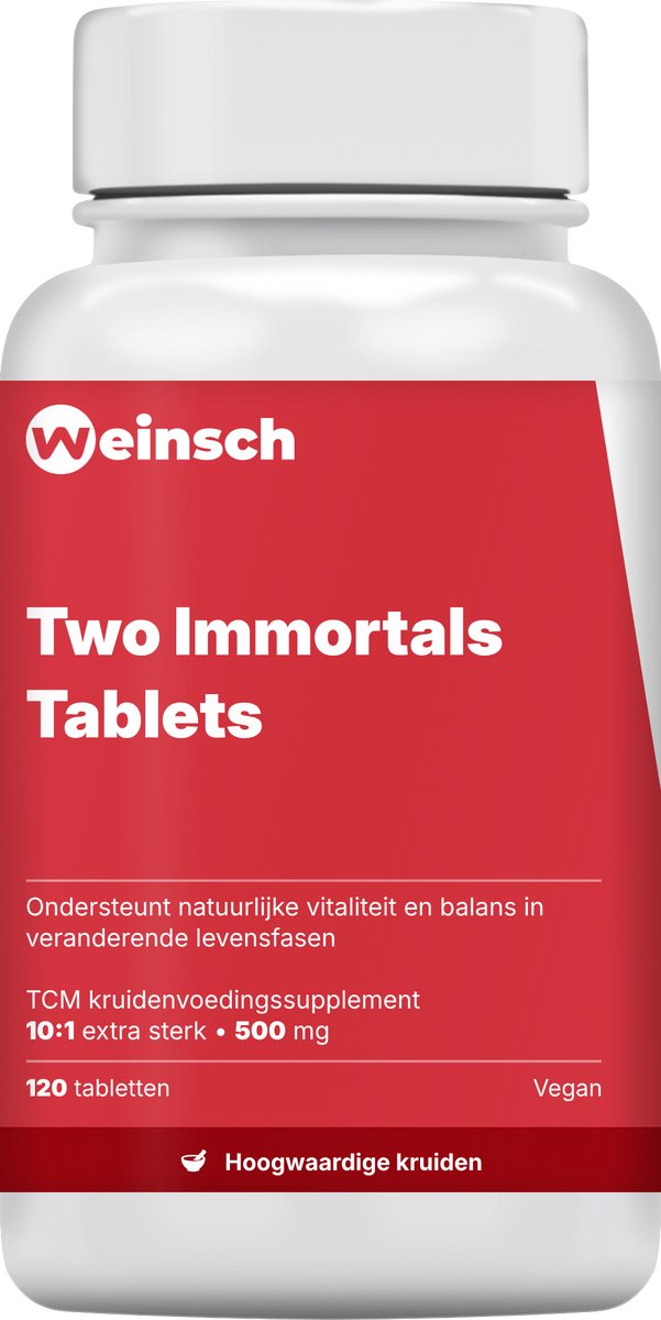 Weinsch Two Immortals Tablets (Er Xian Pian) | 10:1 extra sterk | 500mg | 120 tabletten