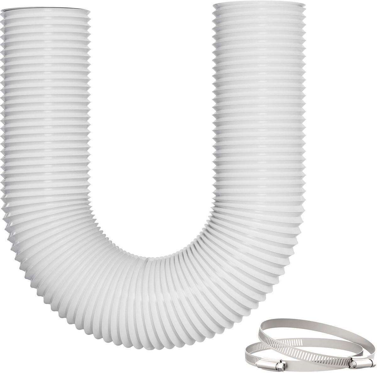 Dailygoods- Afzuigslang Hittebestendig - Ventilatieslang - Droger Slang - Dunstabzugkap - 3m Lengte - Ø150mm - Geluidsisolatie - Afvoerslang