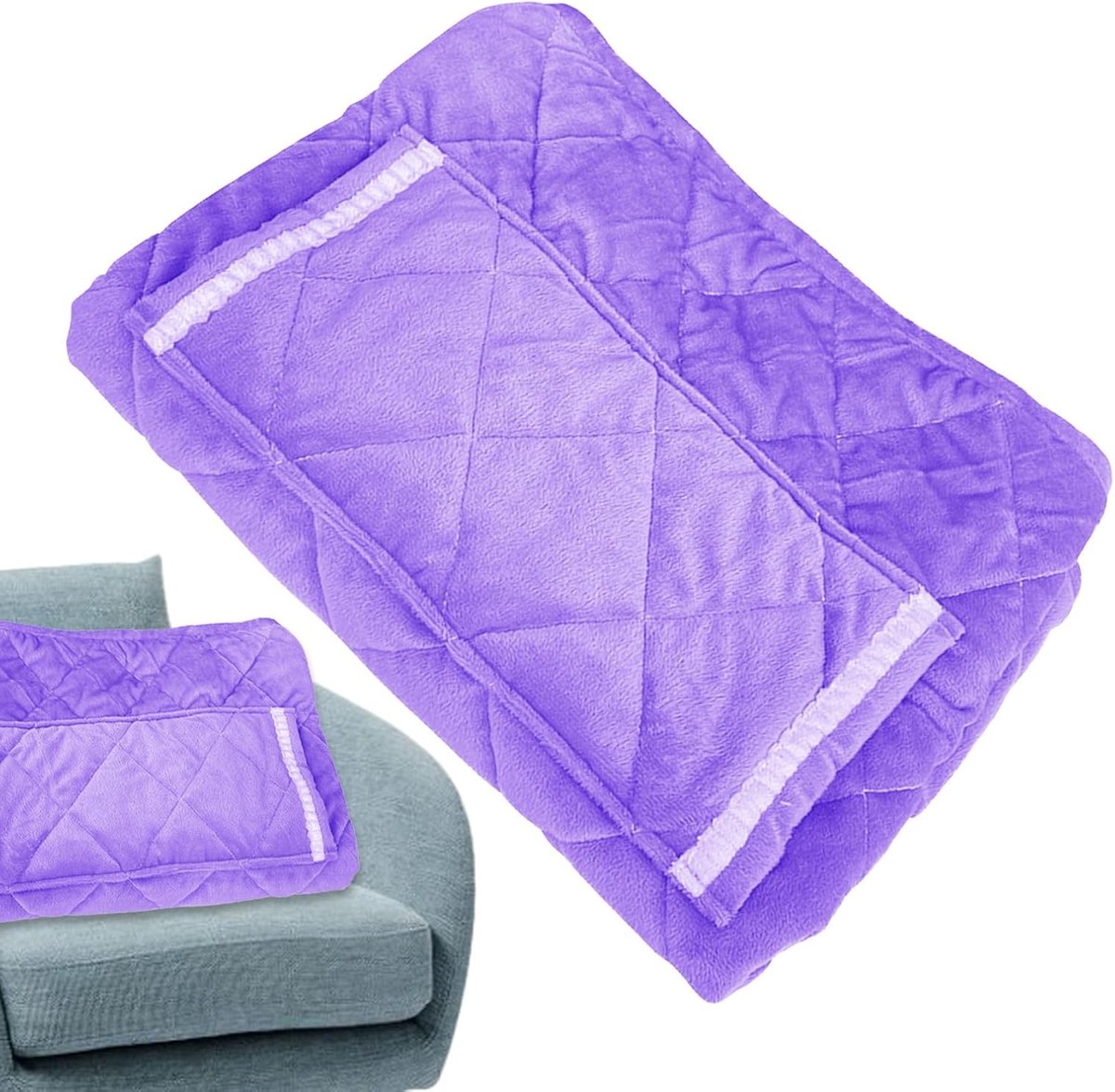 Verwarmde Deken - Elektrisch Plaid - Comfort Verhogend - Snel Warm - 60x80 cm - Grijs