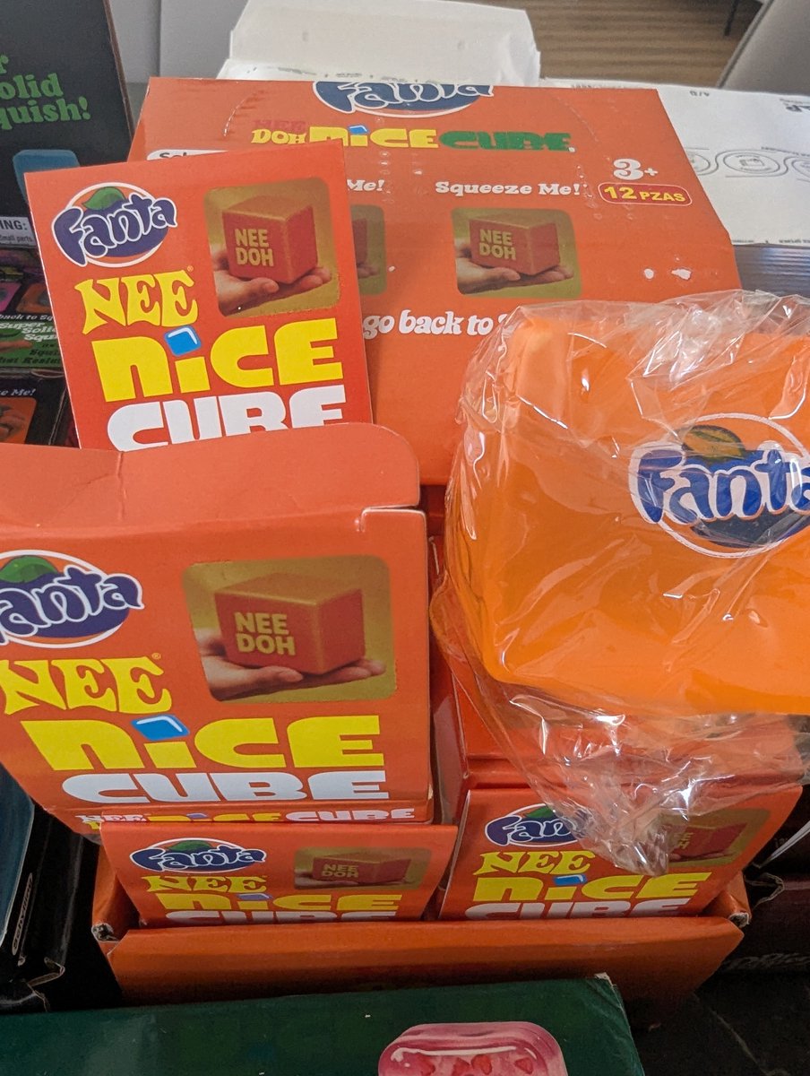 Squishy ice cube Fanta Needoh