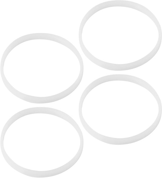O Ring Gasket voor Juicer en Blender Vervangingsafdichtingen van Wit Rubber - 10cm Seals voor Keuken en Tuinwerk — afbeelding 3