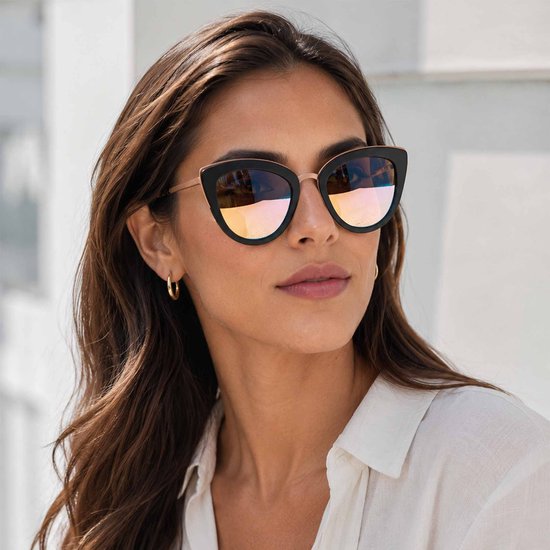 Dzukou New York Fling - Zonnebril - Cat Eye - Dames - Hout van Dzukou — afbeelding 5