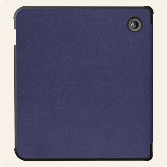 Hoesje Geschikt voor Kobo Libra 2 Hoes Book Case - Hoes Geschikt voor Kobo Libra 2 Hoesje Book Cover - Donkerblauw van Hoesje  — afbeelding 5