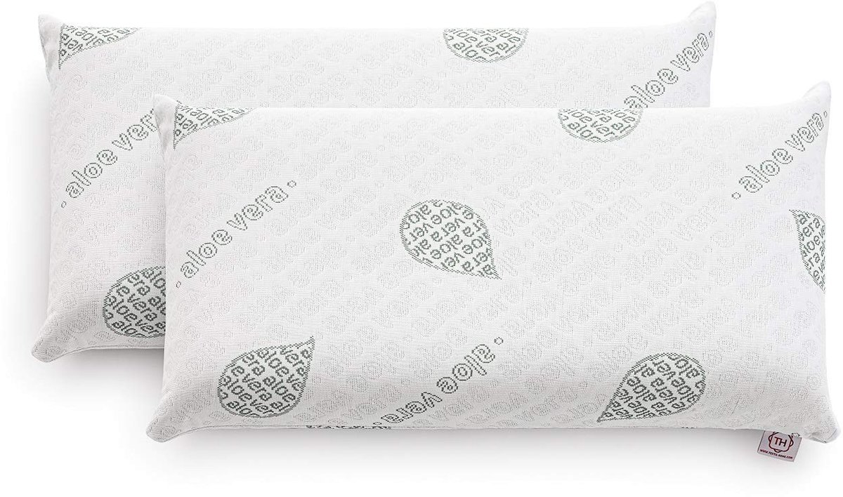 Dailygoods- Hoofdkussen Ergonomisch - Traagschuim 70x36x12 cm - Neksteunkussen - Ademend - Anti-allergisch - OEKO-TEX® Gecertificeerd