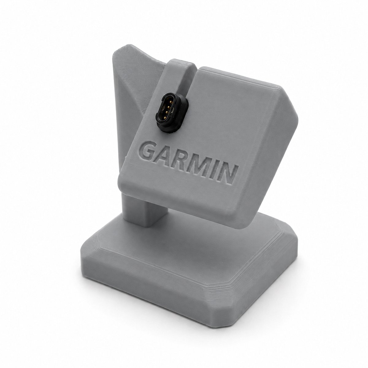Skushy Oplaadstandaard Compatibel met Garmin Forerunner Fenix Epix - Garmin Horloge Houder - Sporthorloge Laadstation - Bureau Dock - Kabelhouder - Smartwatch Oplader Houder - Grijs