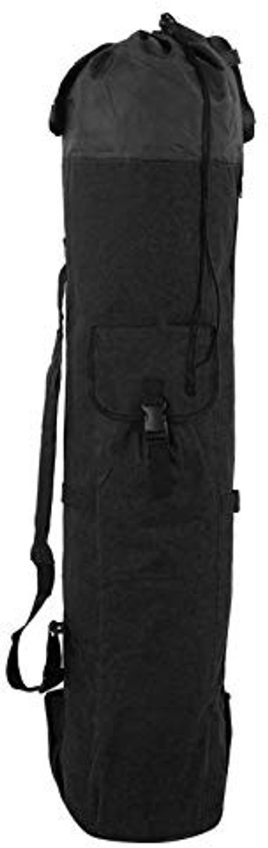 Dailygoods - Hengel Tas - Waterdichte Opbergtas - Opvouwbaar en Lichtgewicht - 108x24 cm - Ideaal voor Visgerei - Geschikt voor Vissers - Zwart