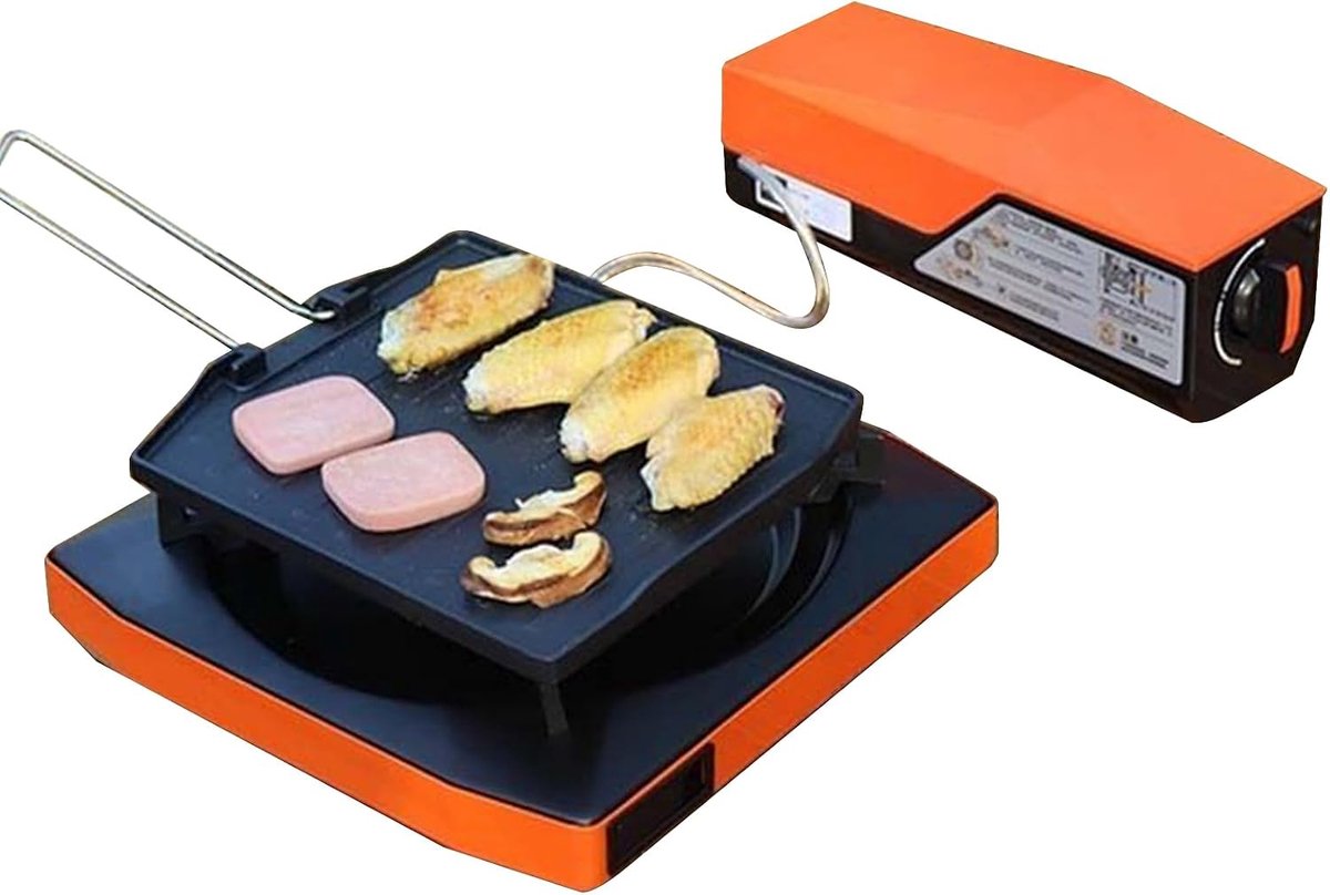 Camping Kooktoestel - Outdoor Brander - Compact Koken - Efficiënte Warmteafgifte - 2200 W - Zwart