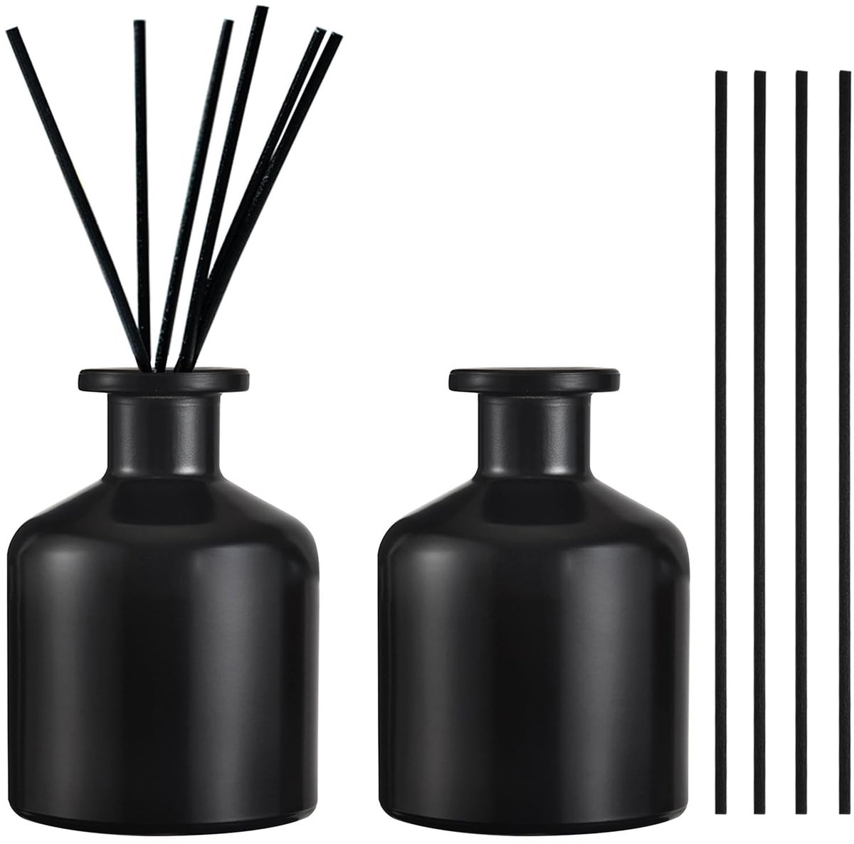 Dailygoods- Diffuser 150 ml - Geurflessen - Aromatherapie - Kamerspray - Decoratief Object - 3 Stuks met Stokjes - Geurverspreider