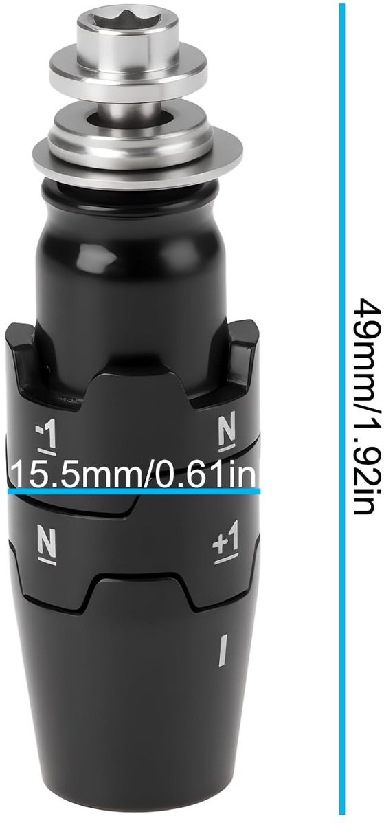 Dailygoods - Golfclub schacht adapter - Compatibel met Callaway Epic Flash - Zwart - 0,9 cm - Sterke compatibiliteit voor golfclubs - Geschikt voor li... — afbeelding 5