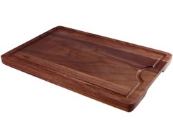 Dailygoods - PurpleLine Houten Snijplank van Walnoothout met Sapgoot, Antislipvoeten