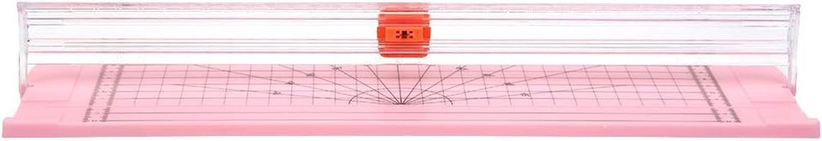 Papier Snijmachine - Papier Snijder - Doe-het-zelf Projecten - Draagbaar Ontwerp - A4 Formaat - Roze