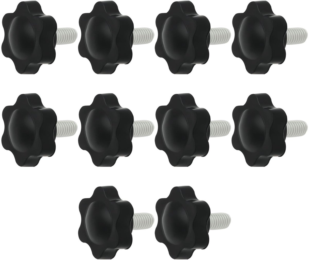 Dailygoods- Vergrendeling Schroeven 10 Stuks - M6 Draad - Pedaal Bevestiging - Compatibel met Logitech G25/G27/G29/G920/G923 - Kunststof/Metaal - Eenvoudig te Installeren