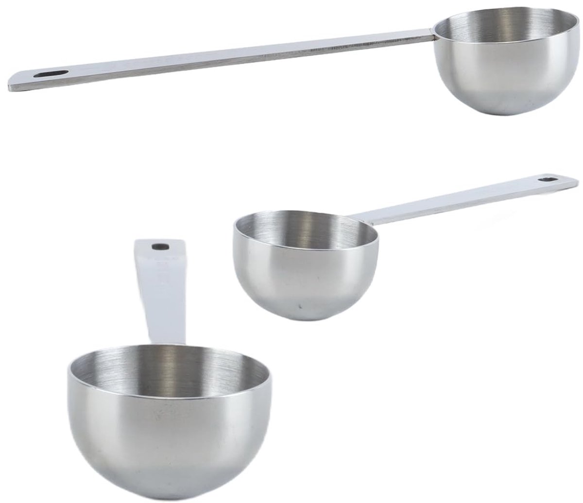 Dailygoods- Koffielepel 15 ml - Maatlepel RVS - Maatlepel voor Koffie/Thee - Keukenaccessoire - Lange Steel - Duurzaam Materiaal