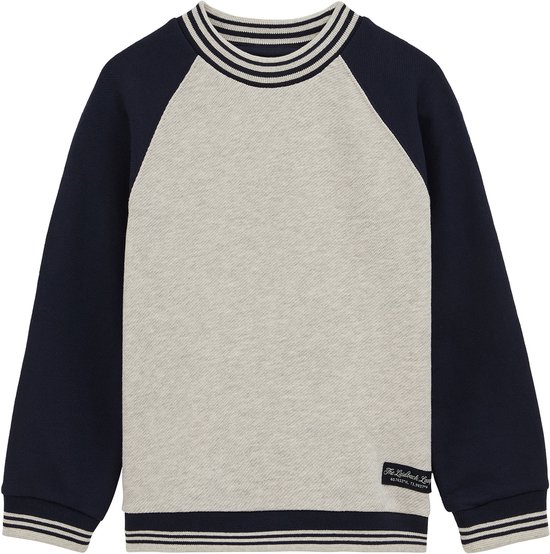 WE Fashion Jongens sweater met colourblock en print