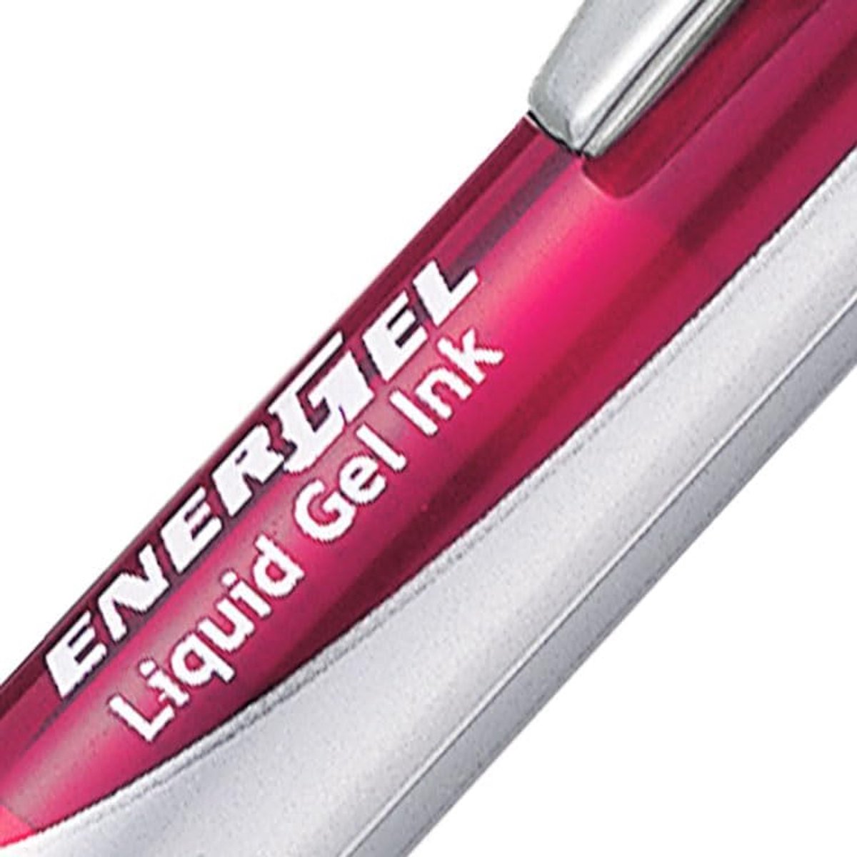 Thijox - Gel-inktroller EnerGel met Drukmechanisme - 1 Stuk Roze - Sneldrogende Inkt, Vlekt Niet, Comfortabele Grip, Perfect voor Schrijven en Notuler