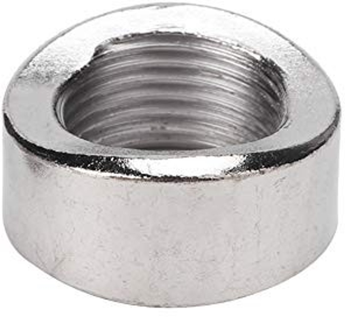 Dailygoods- Zuurstofsensormoer Roestvrij Staal - M18 X 1,5 Schroefdraad - Gekerfde Curve Moer - 2 Stuks - Goede Compatibiliteit